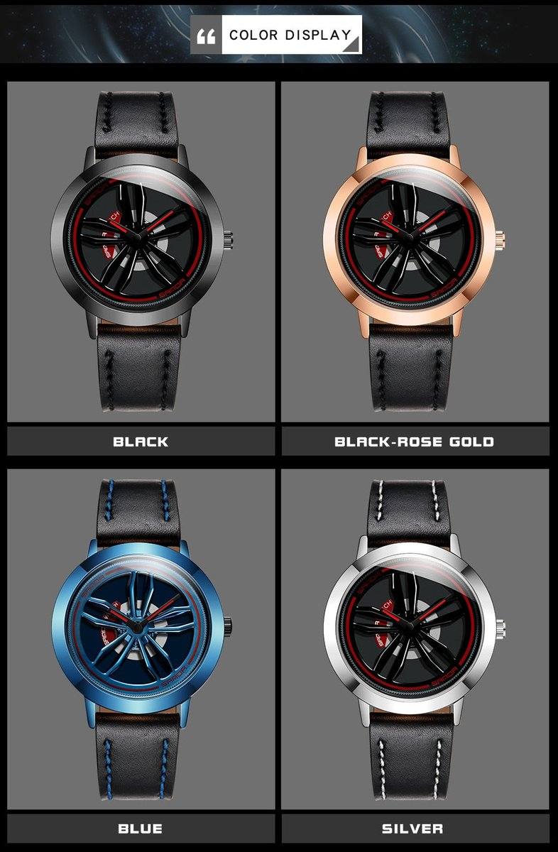 Rotating Car Wheel Wrist Watch for Men - Premium Watches from Dressmycell.com - Just $40.00! Shop now at Dressmycell.com Rotating Car Wheel Wrist Watch for Men - Premium Watches from Dressmycell.com - Just $40.00! Shop now at Dressmycell.com